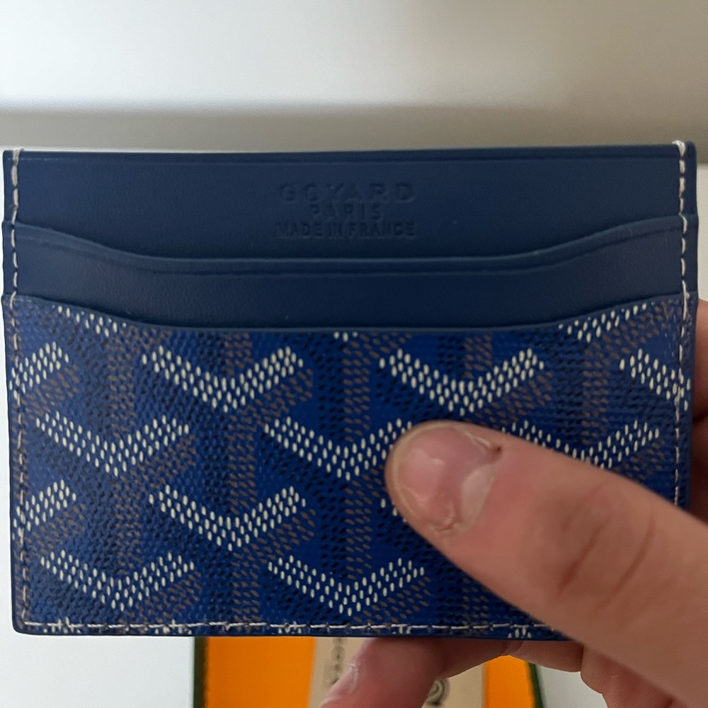 Blue Goyard Cardholder